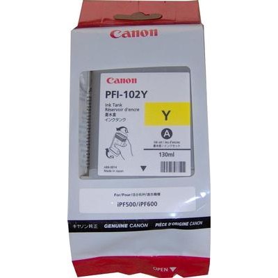 CMYK - Canon PFI102Y - 0898B001