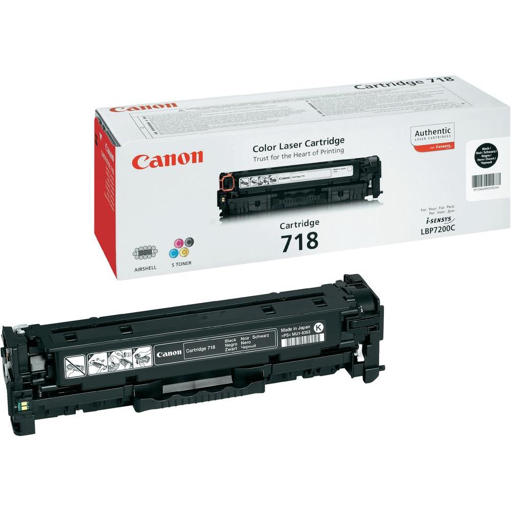 CMYK - Canon CRG718BK - 2662B002