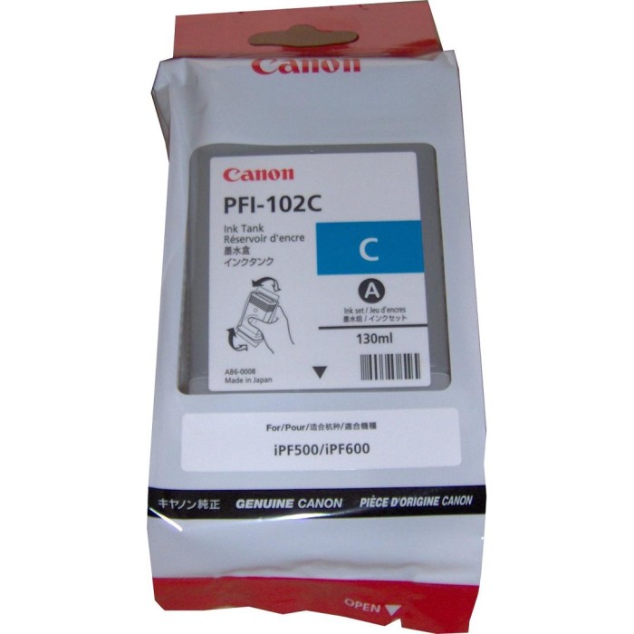 CMYK - Canon PFI102C - 0896B001