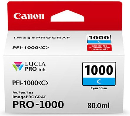 CMYK - Canon PFI1000C - 0547C001