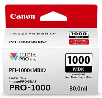 CMYK - Canon PFI1000MBK - 0545C001