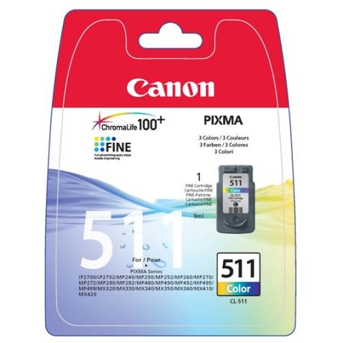 CMYK - Canon CL511 - 2972B009