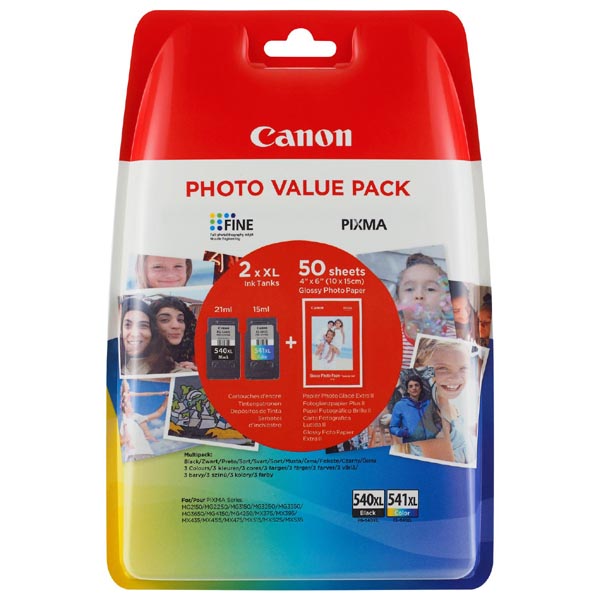 CMYK - Canon PG540XL+CL541XL - 5222B013