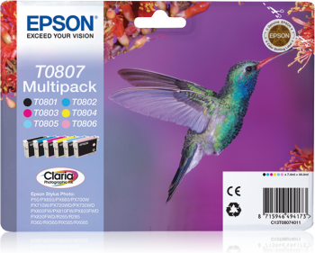 CMYK - Epson T0807 - C13T08074011