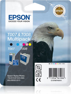 CMYK - Epson T007+T008+ - C13T00740310