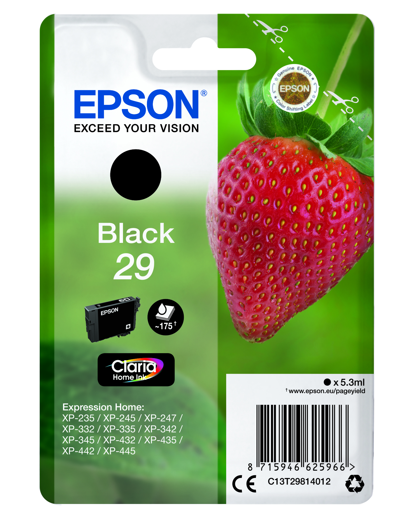 CMYK - Epson T2981 - C13T29814012