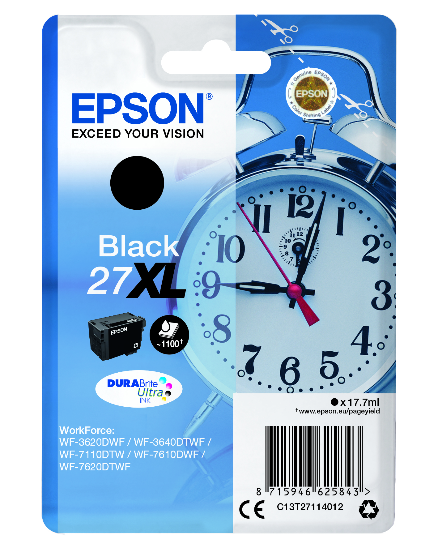 CMYK - Epson T2711 - C13T27114012