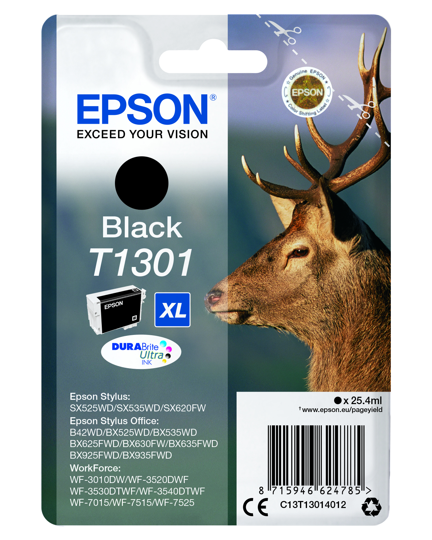 CMYK - Epson T1301 - C13T13014012