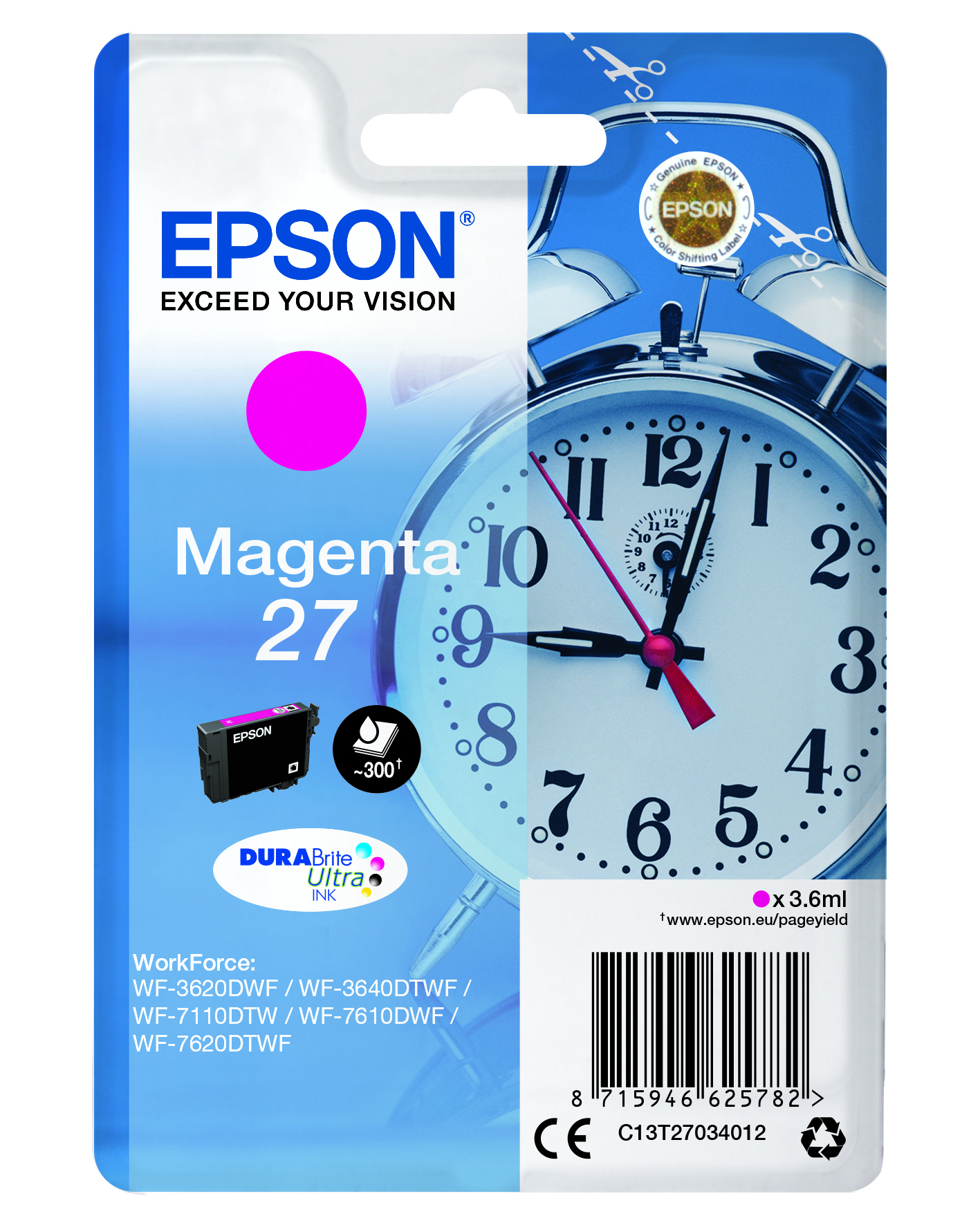 CMYK - Epson T2703 - C13T27034012