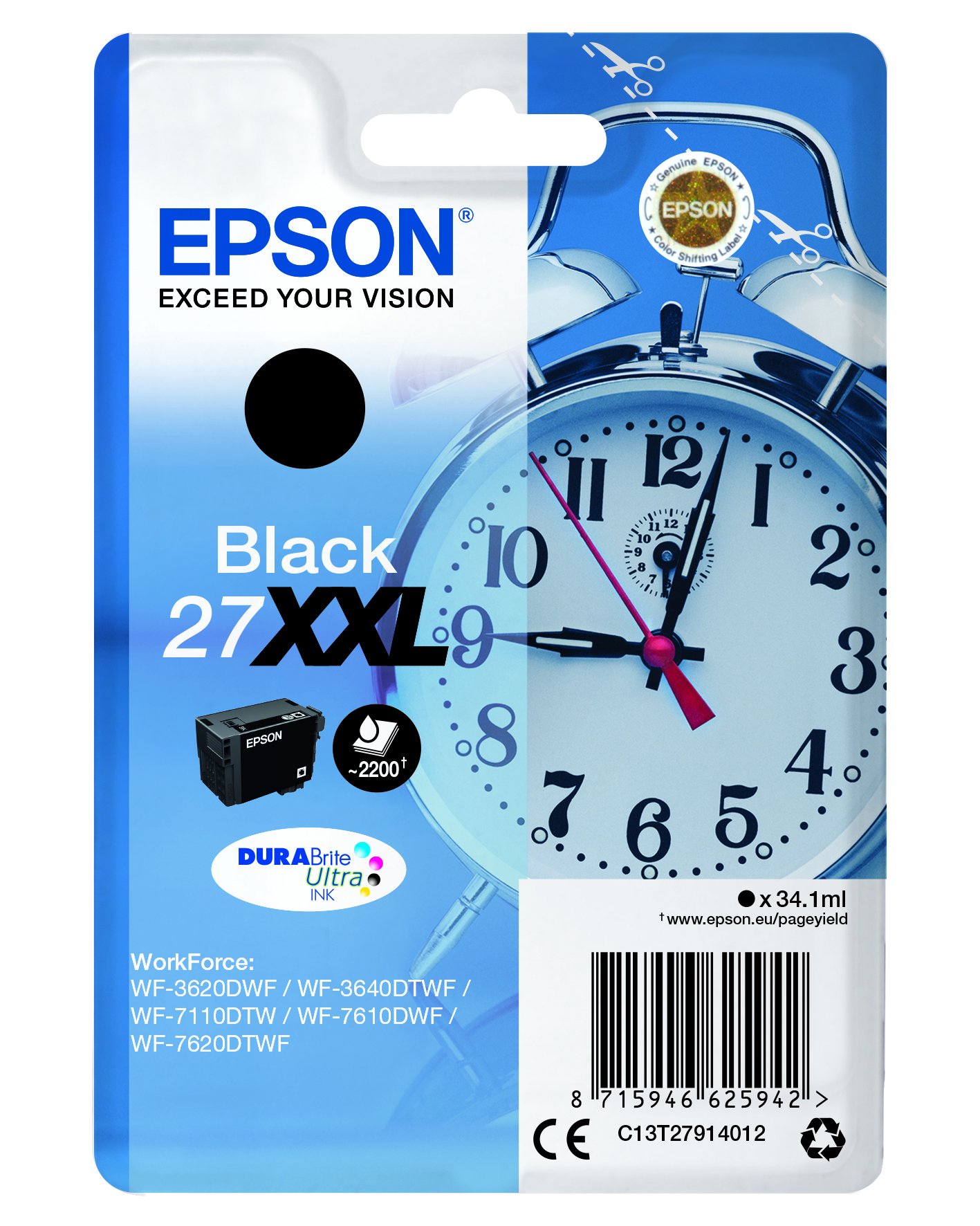 CMYK - Epson T2791 - C13T27914012