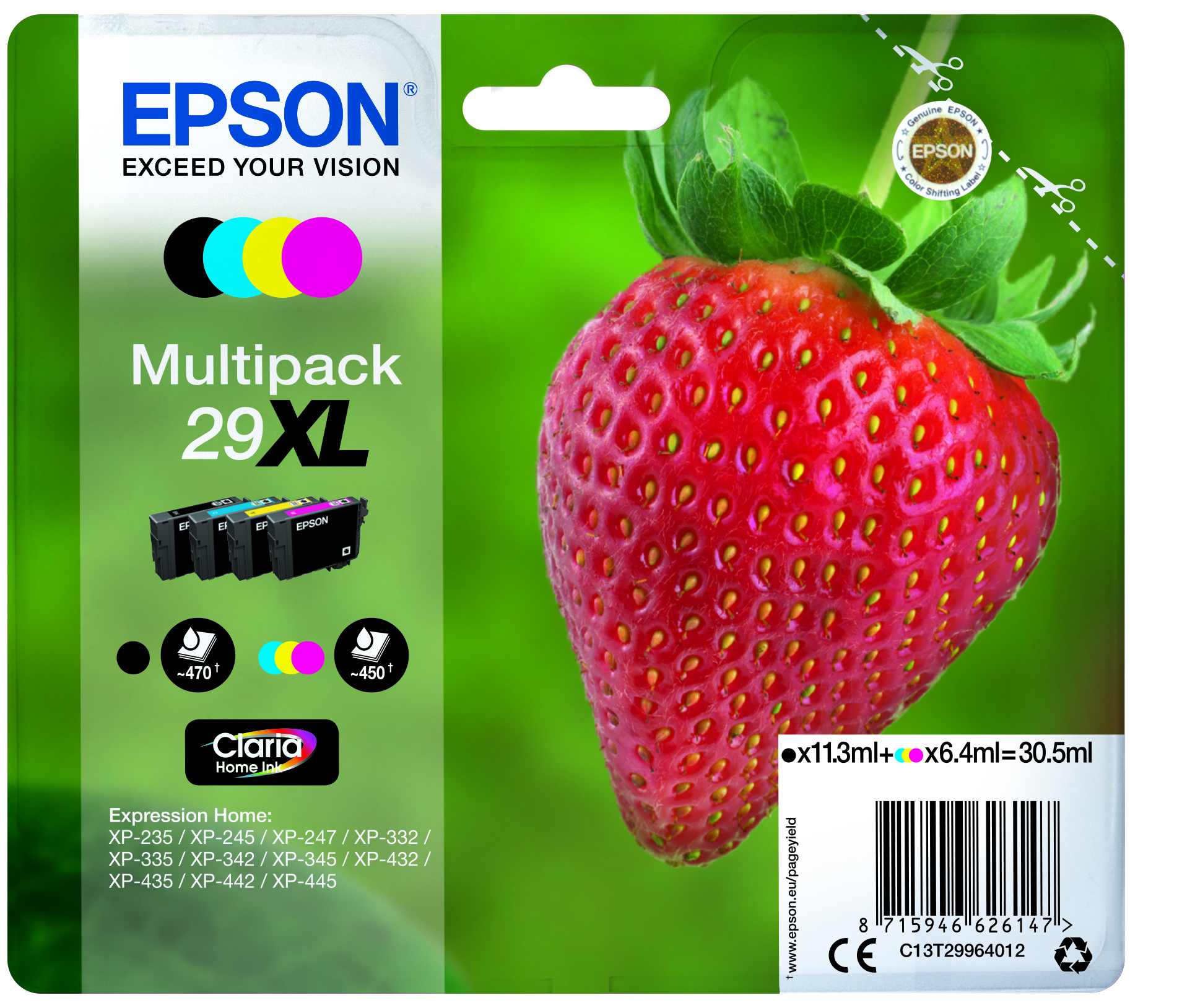 CMYK - Epson T2996 - C13T29964012