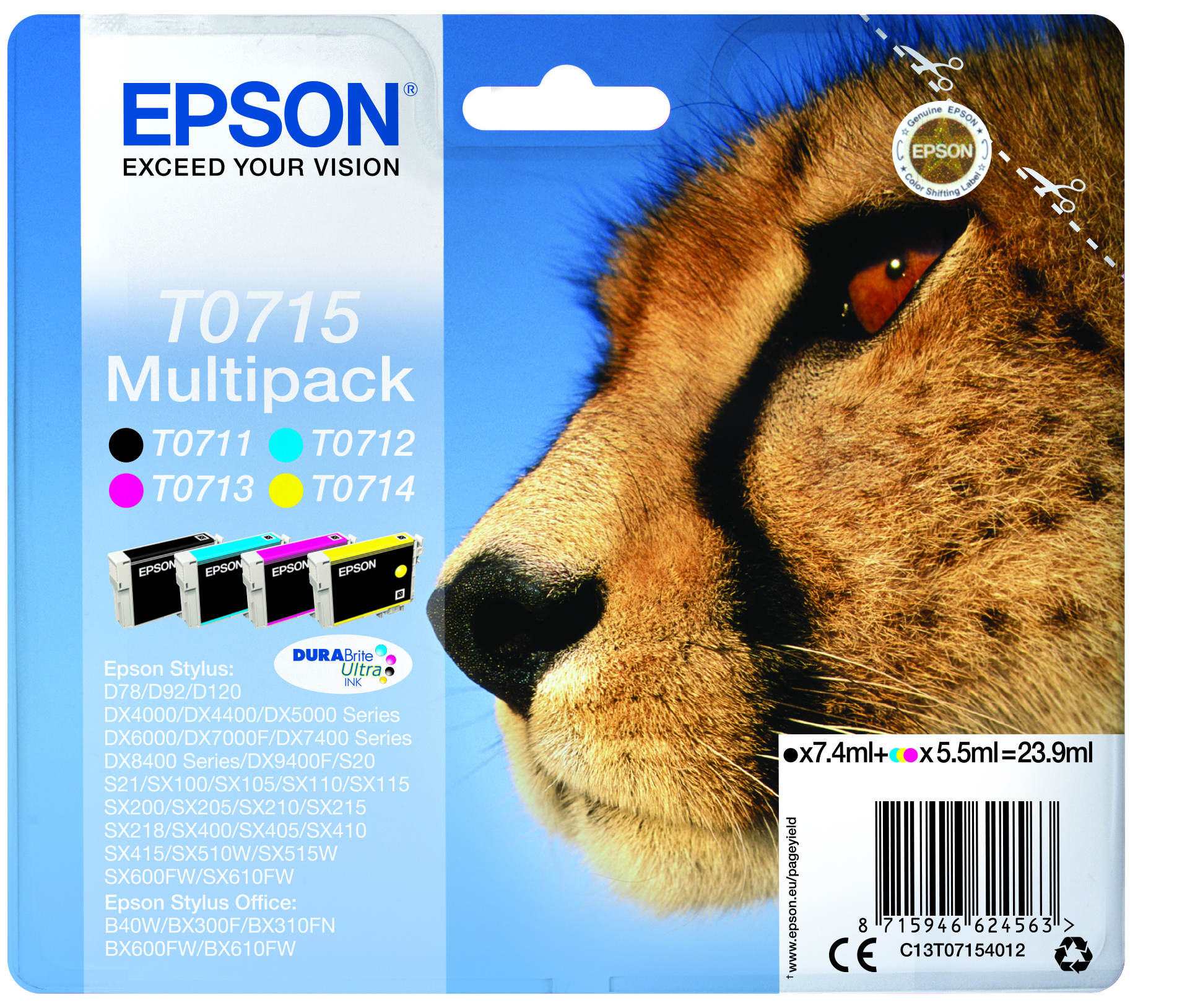 CMYK - Epson T0715 - C13T07154012