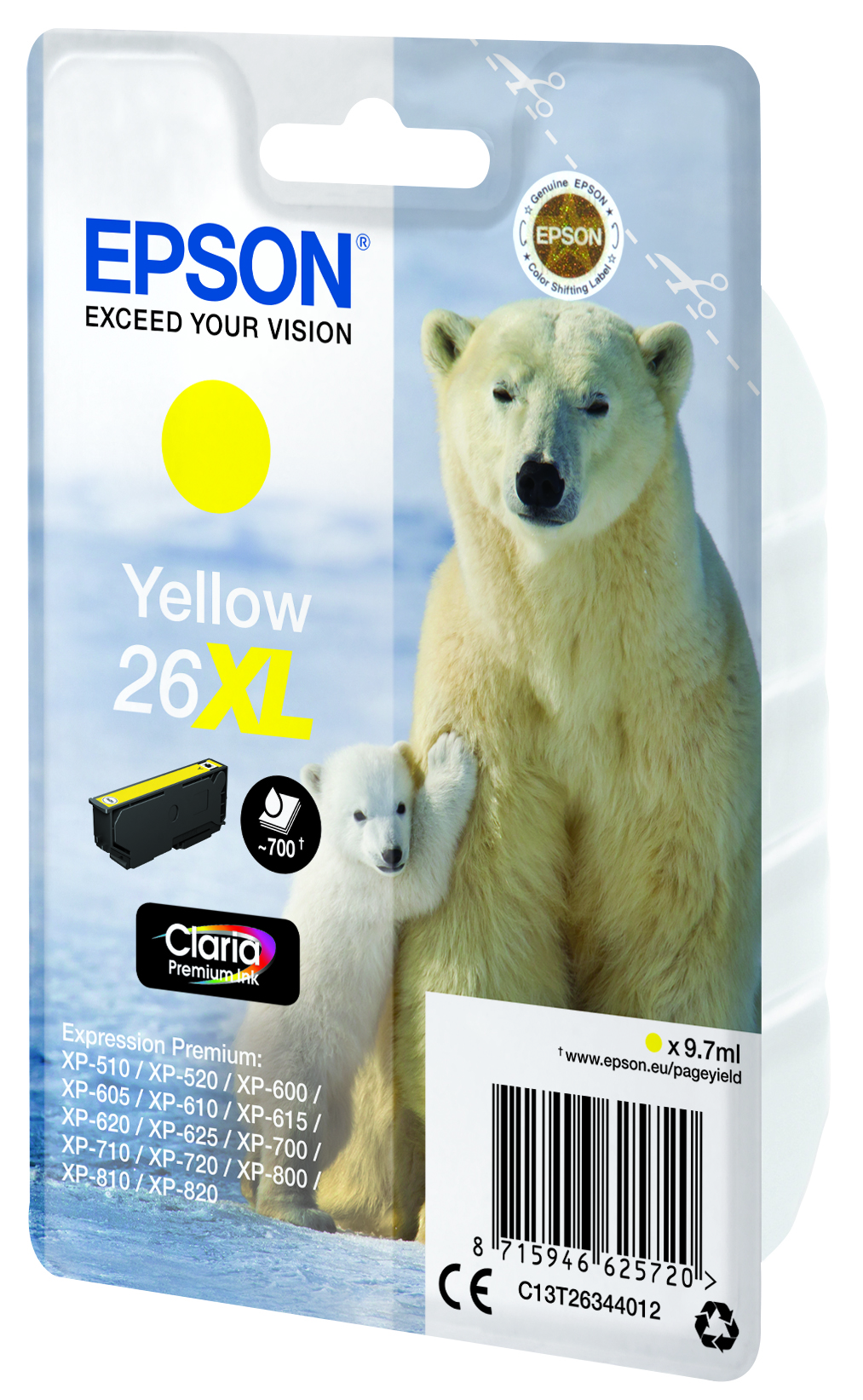 CMYK - Epson T2634 - C13T26344012