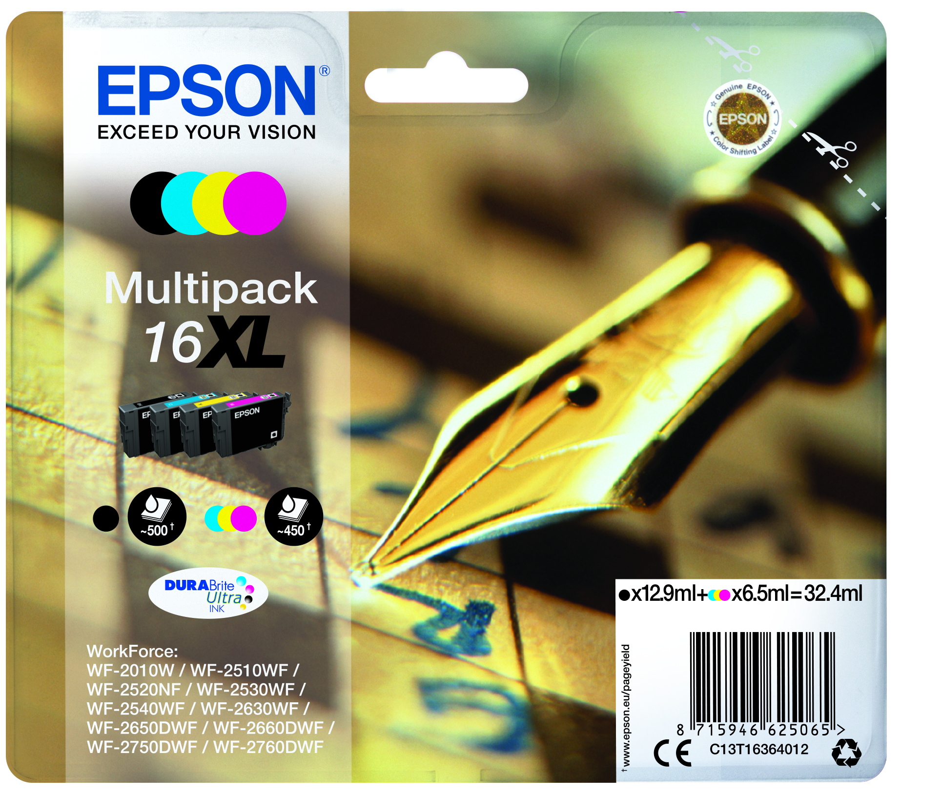 CMYK - Epson T1636 - C13T16364012