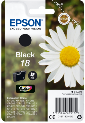 CMYK - Epson T1801 - C13T18014012