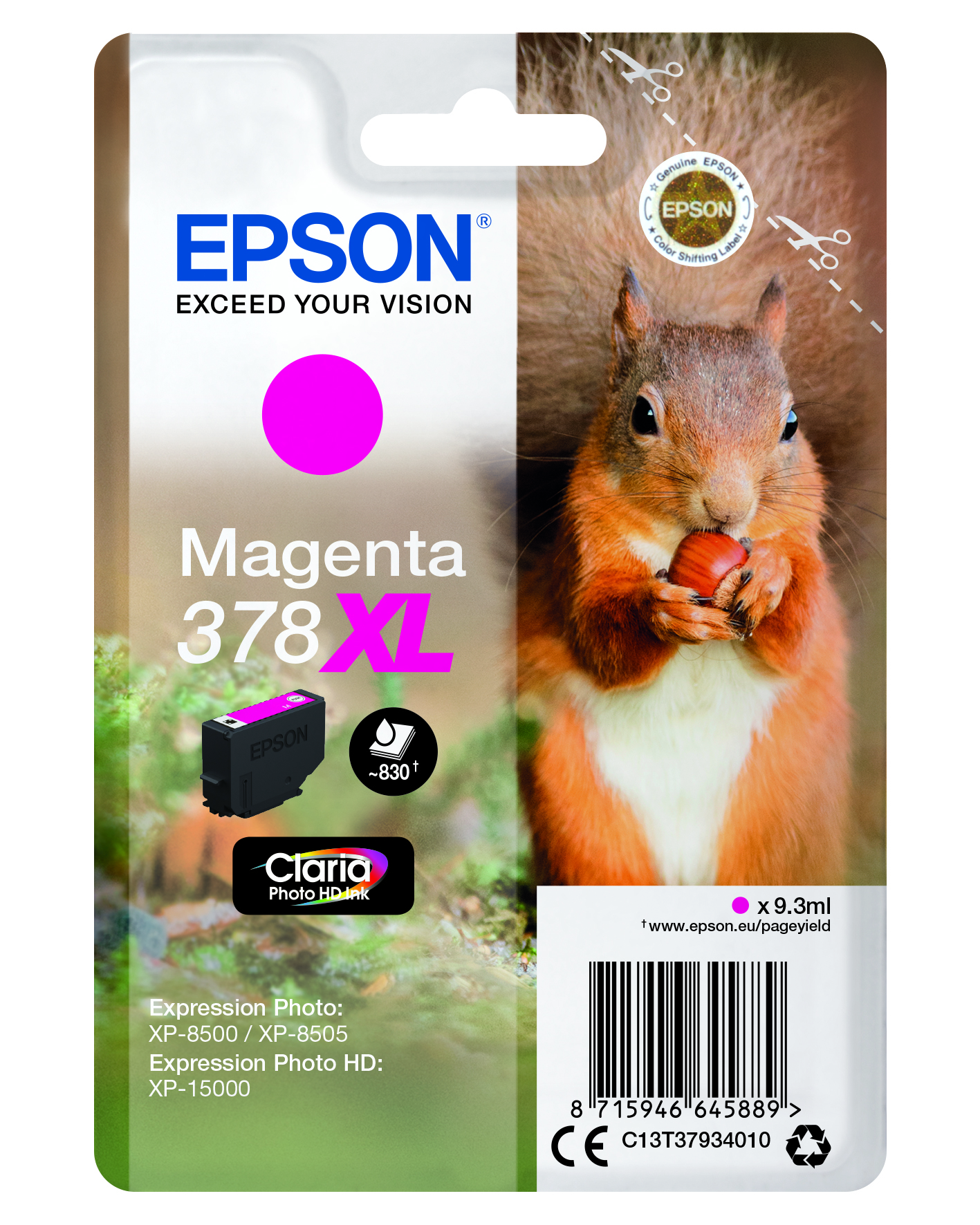 CMYK - Epson T3793 - C13T37934010