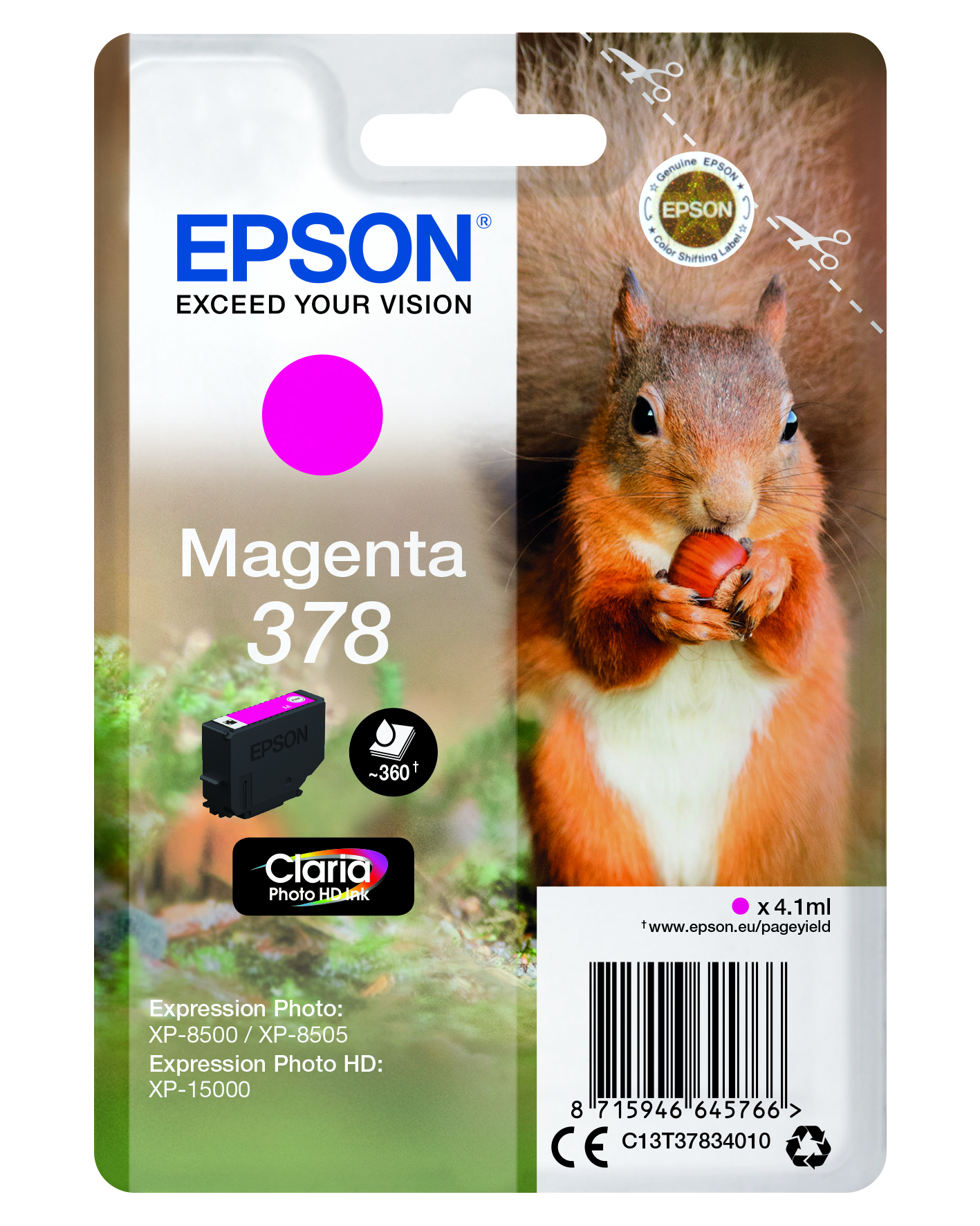 CMYK - Epson T3783 - C13T37834010