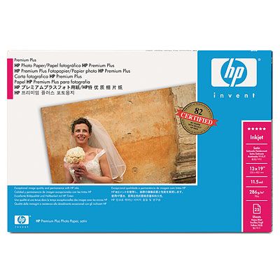 CMYK - HP Premium Plus Satin Photo - Q5490A