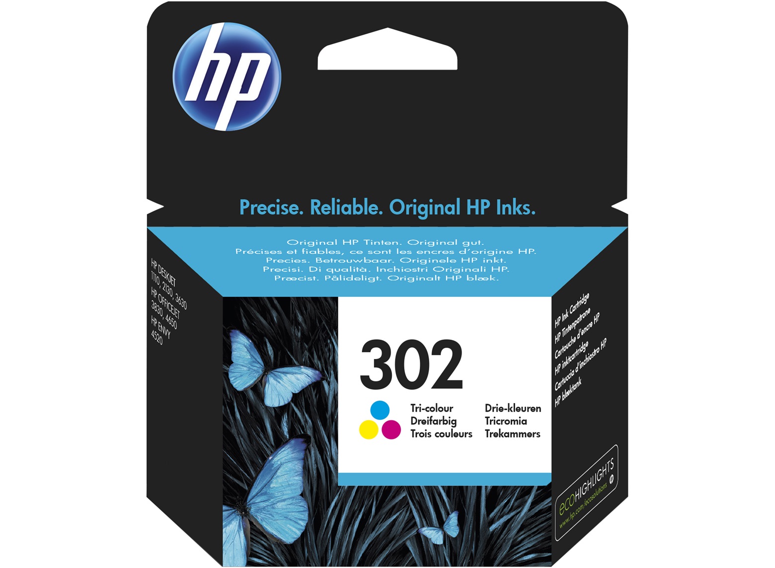 CMYK - HP HP302 - F6U65AE