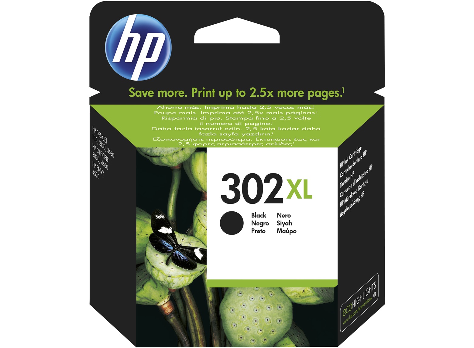 CMYK - HP HP302XL - F6U68AE