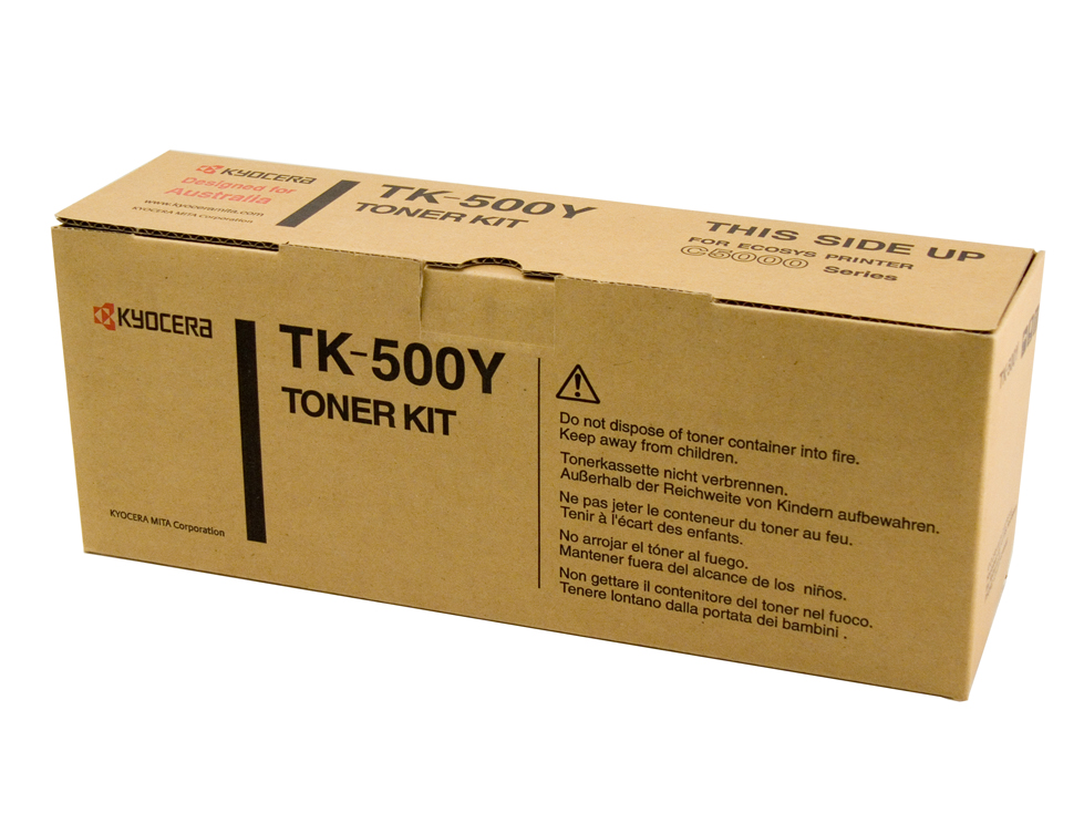 CMYK - Kyocera-Mita TK500Y - TK500Y=370PD3KW