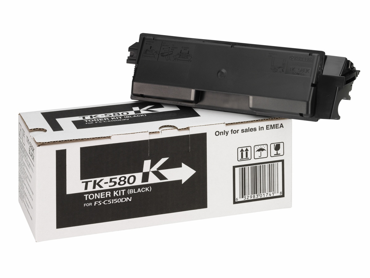 CMYK - Kyocera-Mita TK580K - TK580K=1T02KT0NL0