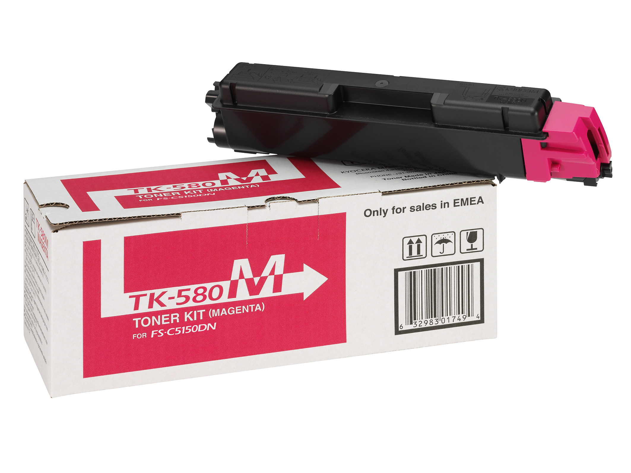 CMYK - Kyocera-Mita TK580M - TK580M=1T02KTBNL0