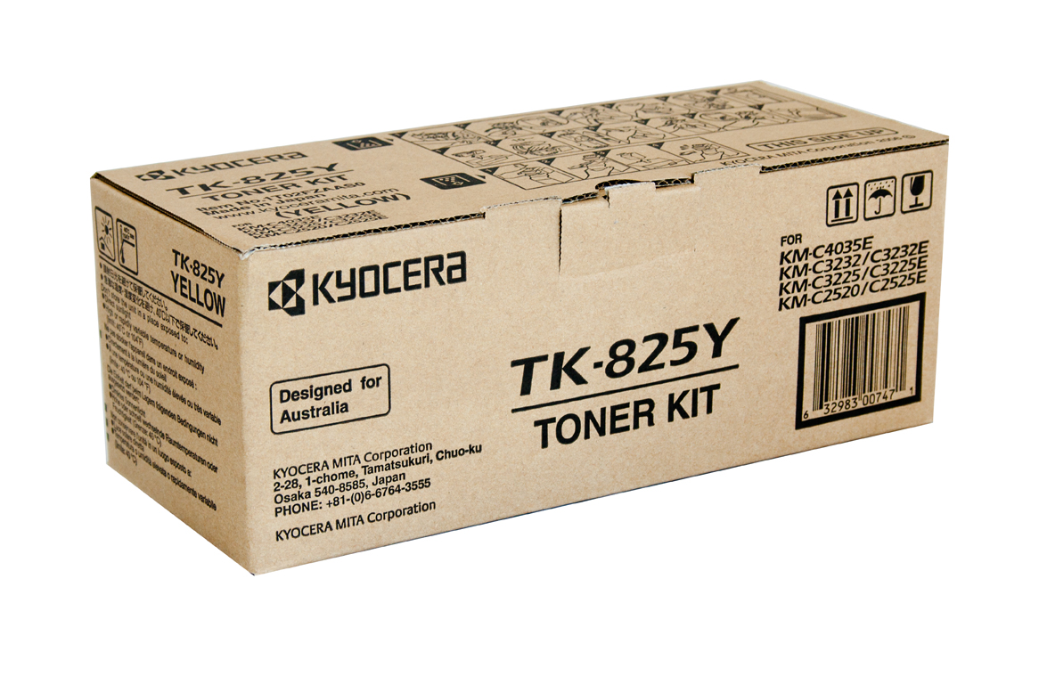 CMYK - Kyocera-Mita TK825Y - 1T02FZAEU0=TK825Y