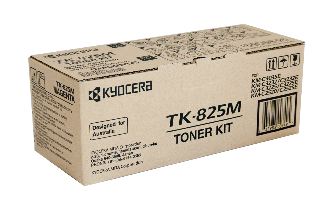 CMYK - Kyocera-Mita TK825M - 1T02FZBEU0=TK825M