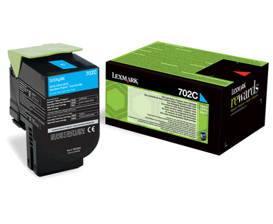 CMYK - Lexmark 702C - 70C20C0