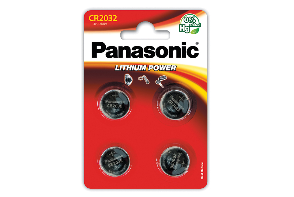 CMYK - Panasonic Lithium Power - CR2032EL/4B