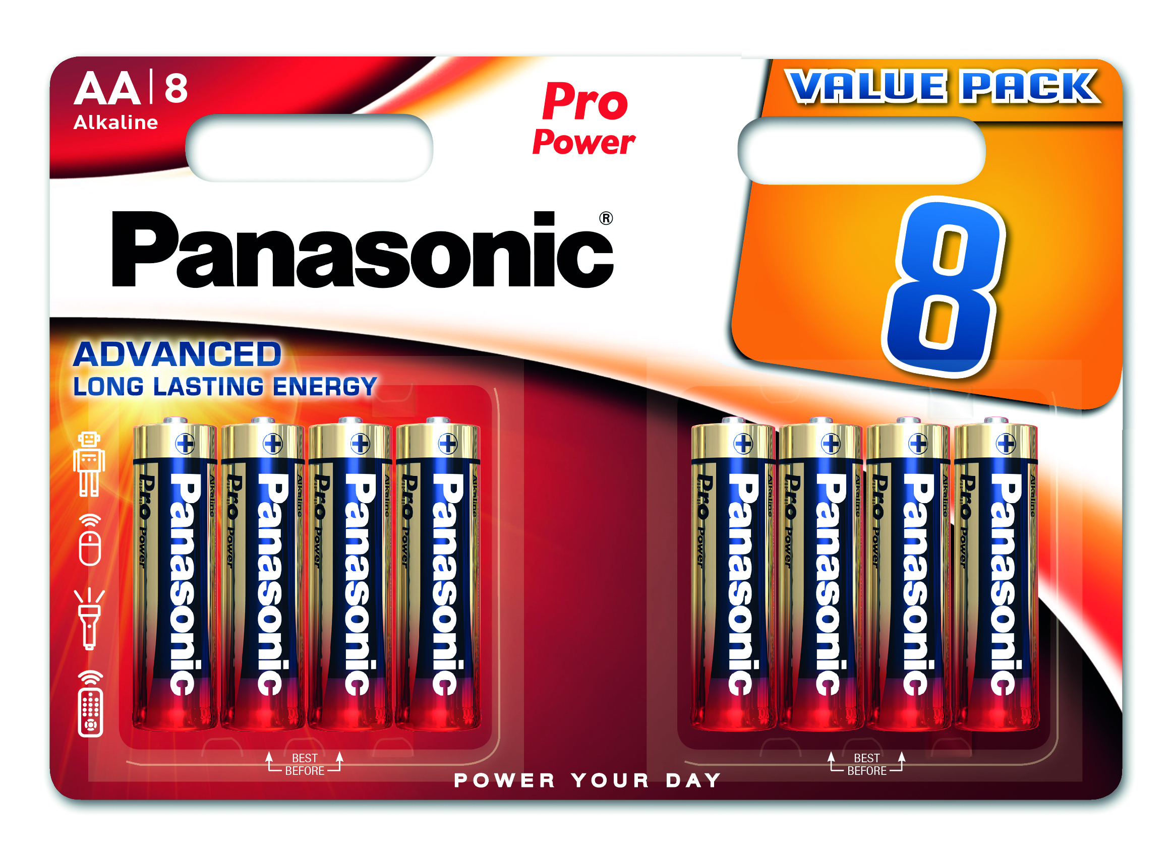 CMYK - Panasonic Pro Power - LR6PPG/8BW