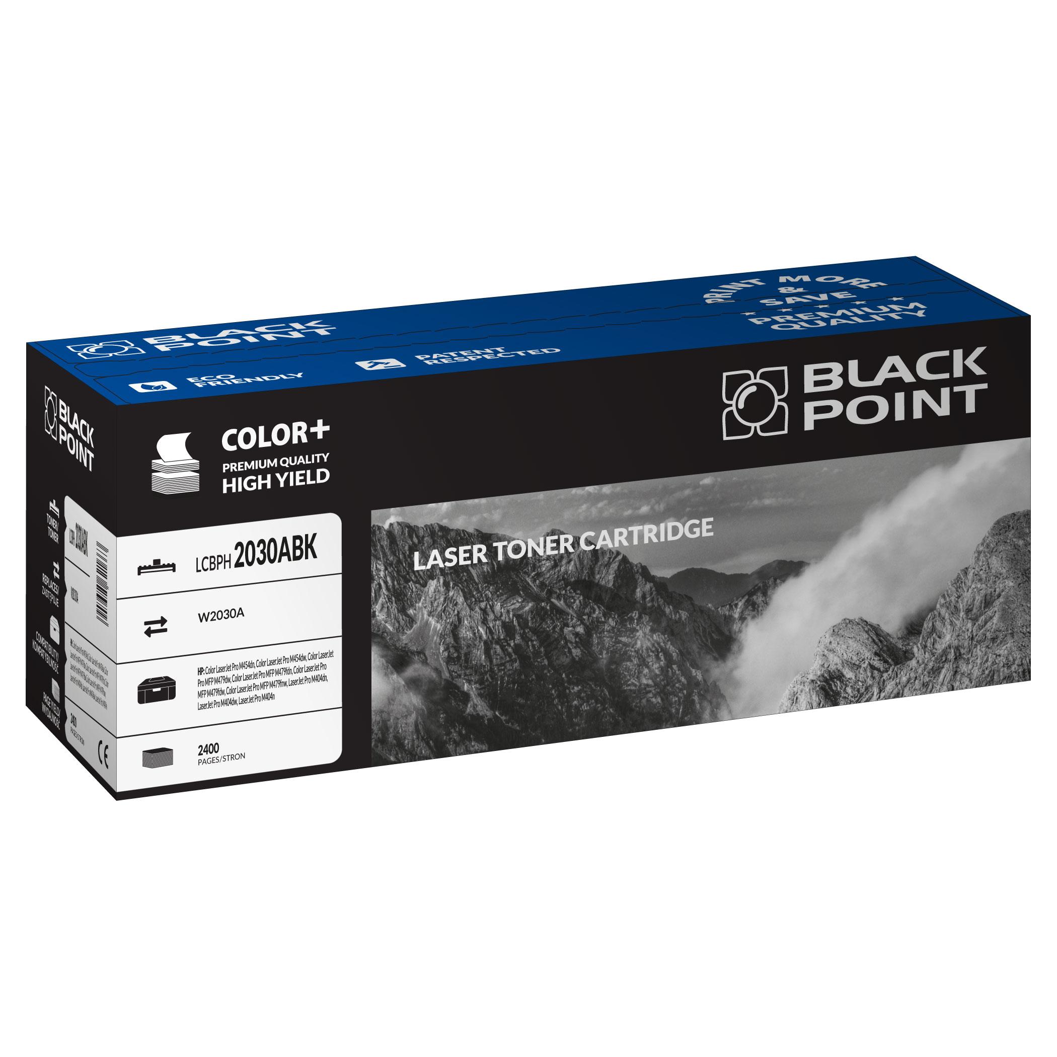 CMYK - [LCBPH2030ABK] Toner Black Point Color (HP W2030A)