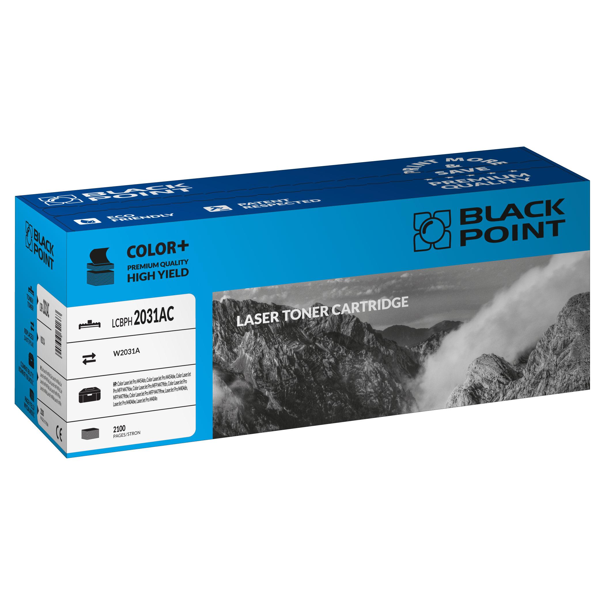 CMYK - [LCBPH2031AC] Toner Black Point Color (HP W2031A)