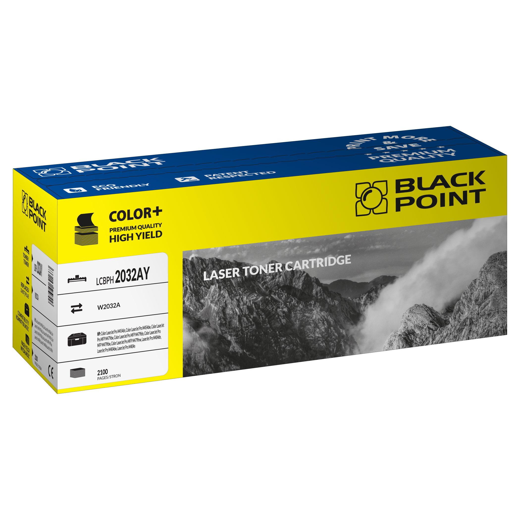 CMYK - [LCBPH2032AY] Toner Black Point Color (HP W2032A)