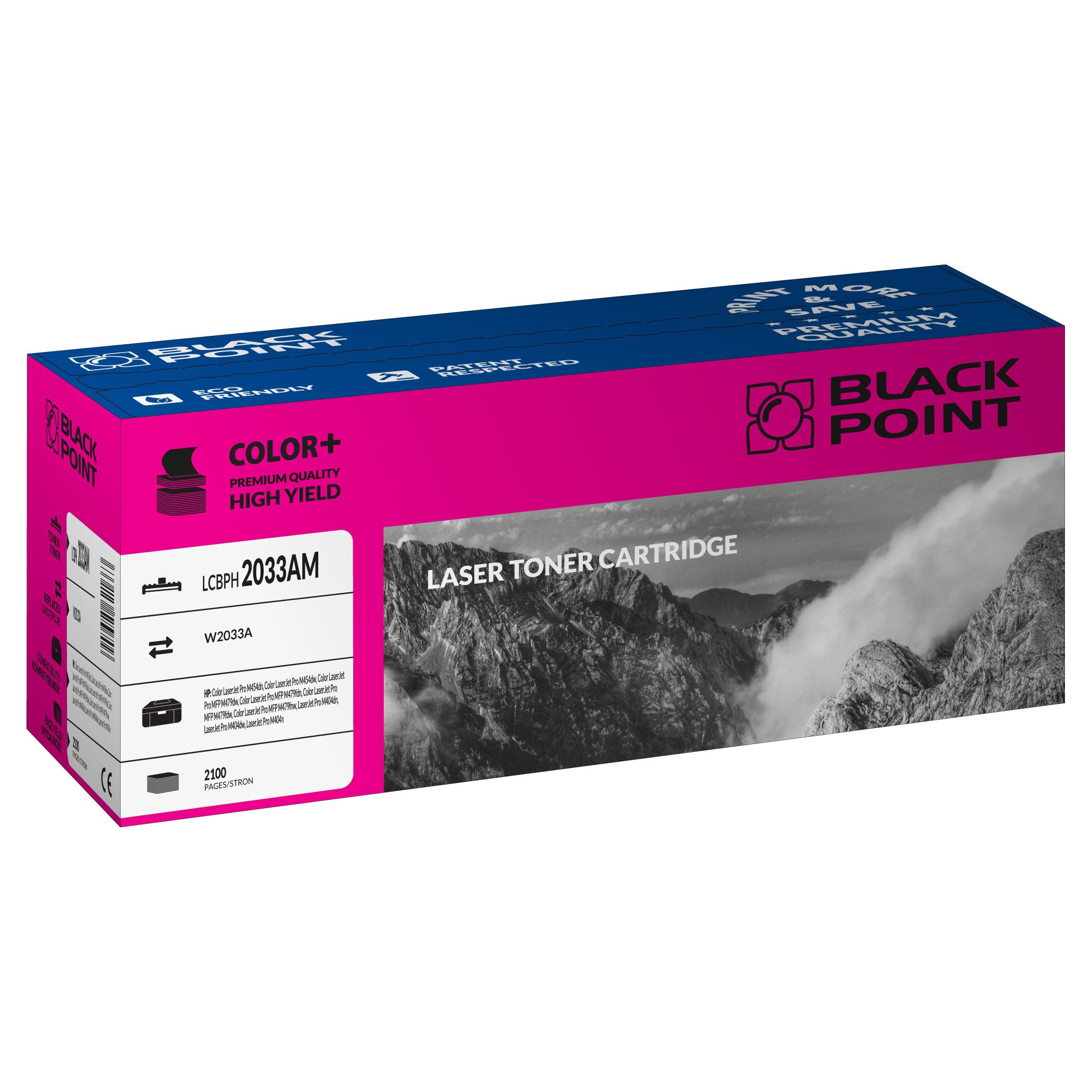 CMYK - [LCBPH2033AM] Toner Black Point Color (HP W2033A)