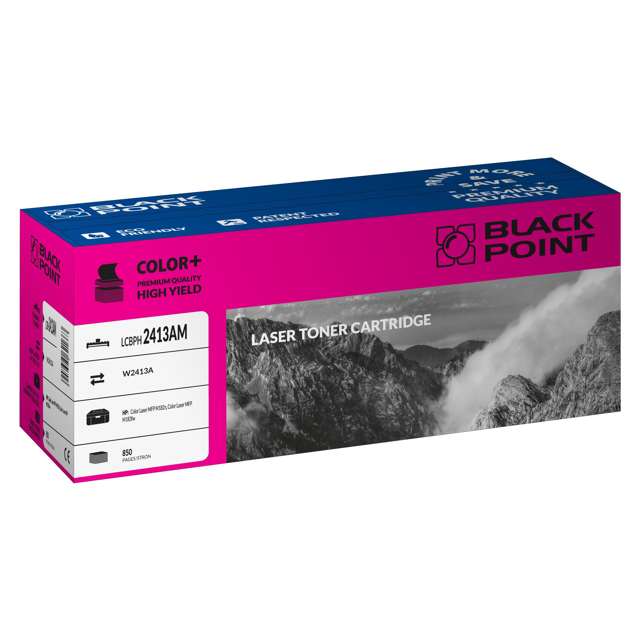 CMYK - [LCBPH2413AM] Toner Black Point Color (HP W2413A)