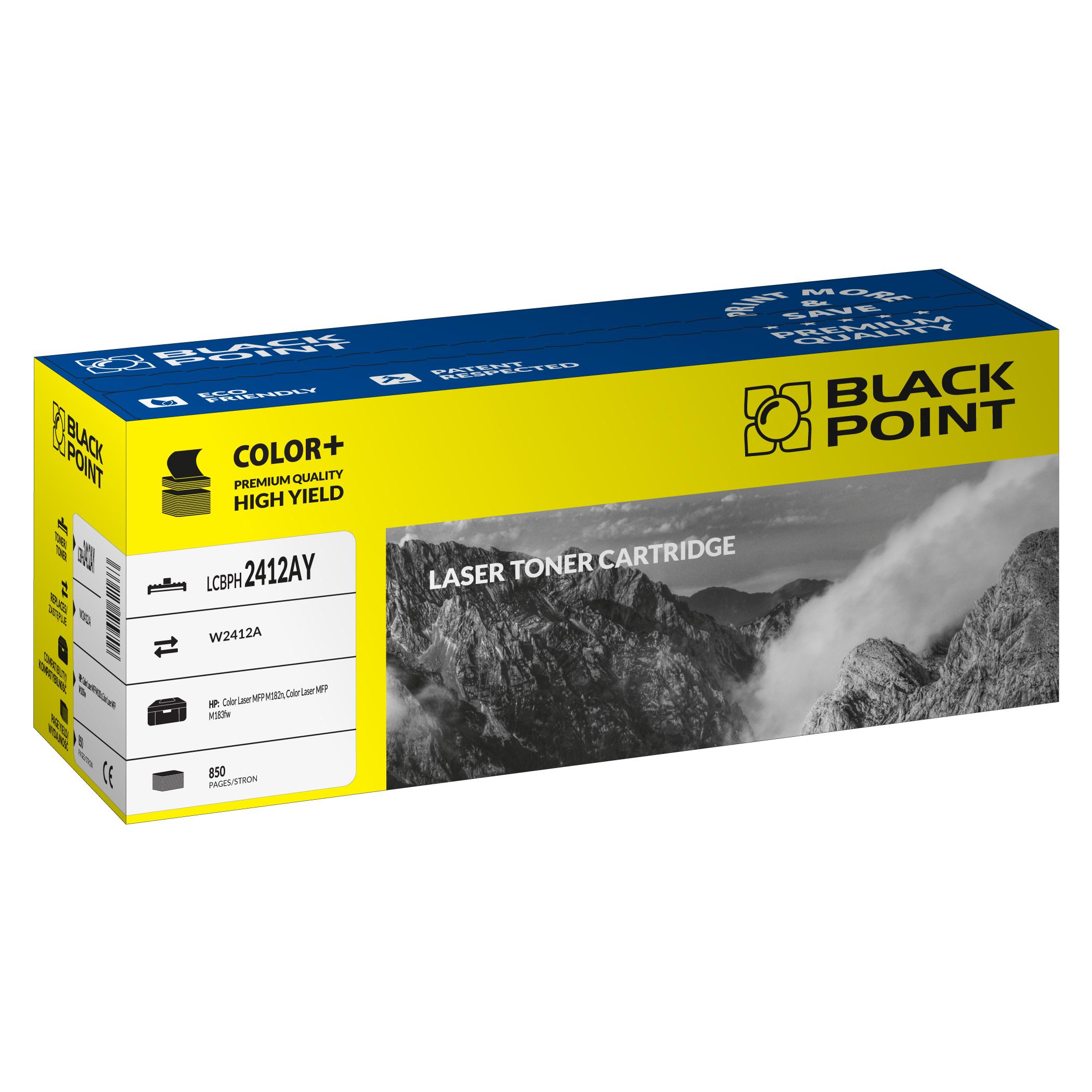 CMYK - [LCBPH2412AY] Toner Black Point Color (HP W2412A)