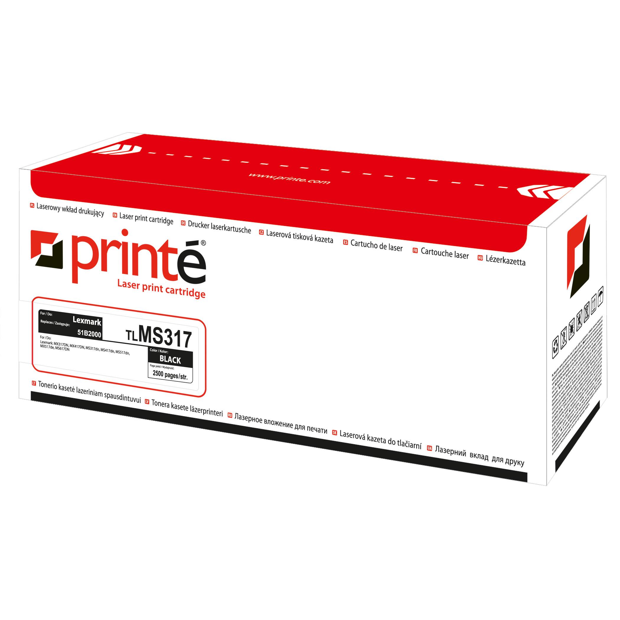 CMYK - Print toner TLMS317 (Lex 51B2000)